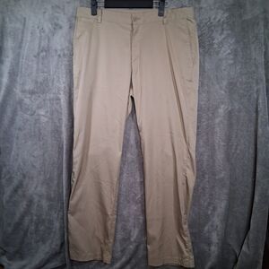 Nike Dry Fit Golf Pants 34x32 Brown Tan